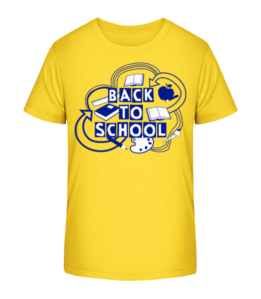 Back To School - Camiseta ecológica para niños Stanley Stella - Amarillo - delante