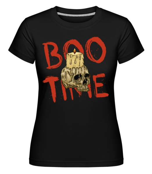 Boo Time - Shirtinator Frauen T-Shirt - Schwarz - Vorne