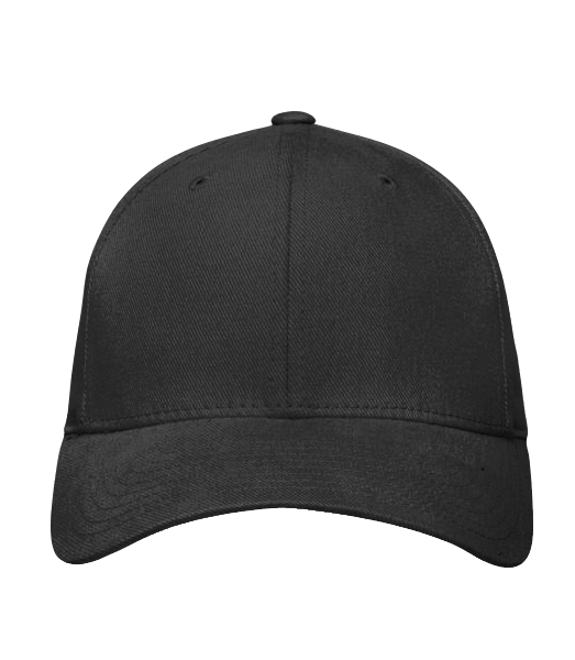 Gorra de béisbol FlexFit - Negro - delante