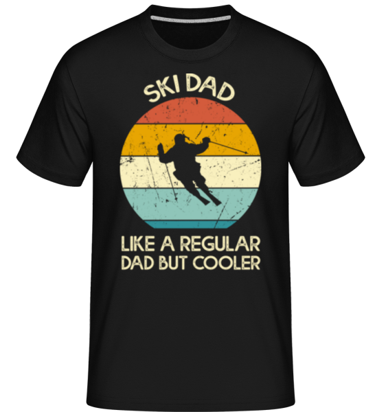 Ski Dad - Camiseta Shirtinator para hombre - Negro - delante
