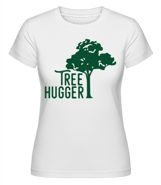 Tree Hugger - Shirtinator Frauen T-Shirt - Weiß - Vorn