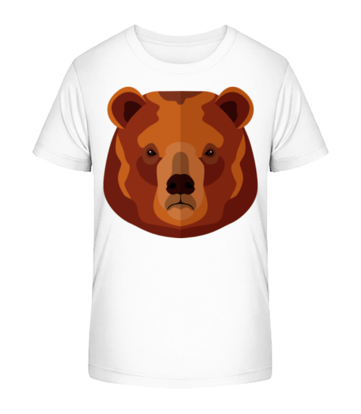 Bear Comic - Camiseta ecológica para niños Stanley Stella - Blanco - delante
