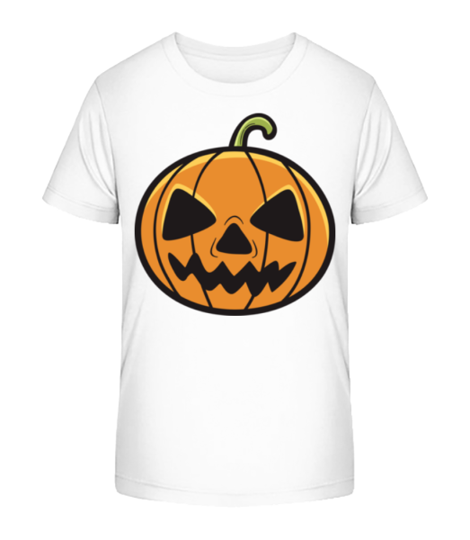 Halloween Pumpkin - Camiseta ecológica para niños Stanley Stella - Blanco - delante