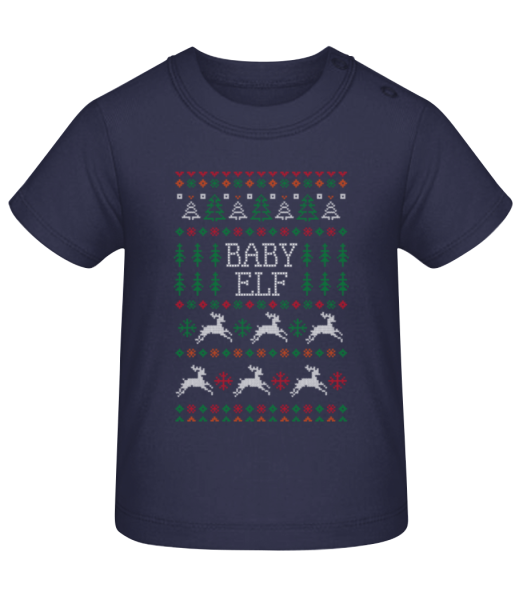 Baby Elf - Camiseta de bebé - Marino - delante
