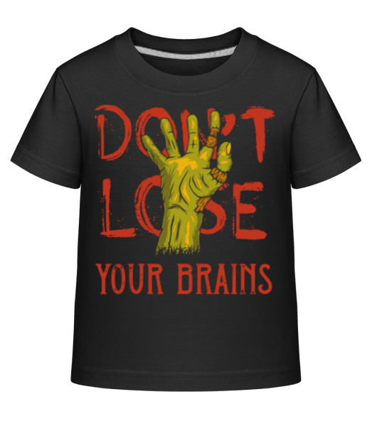 Dont Lose Your Brains - Camiseta Shirtinator para niños - Negro - delante