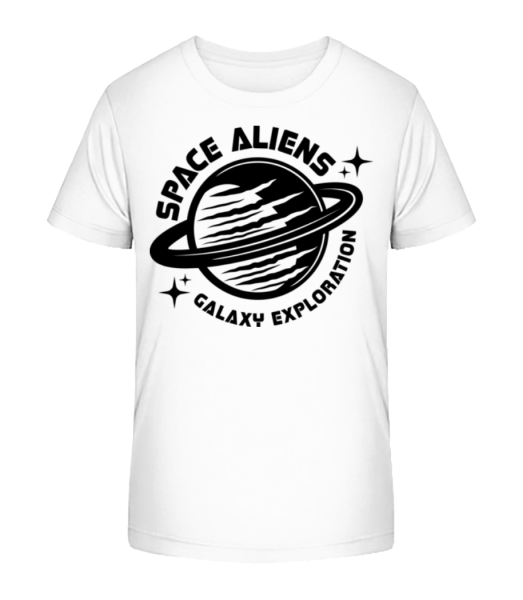 Space Aliens Galaxy Exploration - Camiseta ecológica para niños Stanley Stella - Blanco - delante