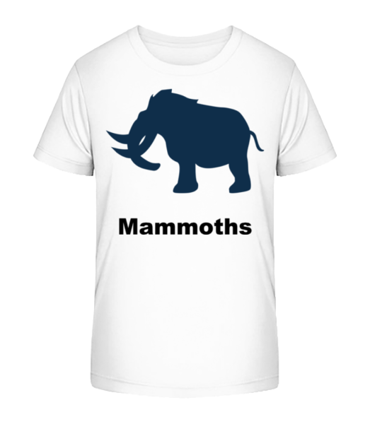 Mammoths - Camiseta ecológica para niños Stanley Stella - Blanco - delante