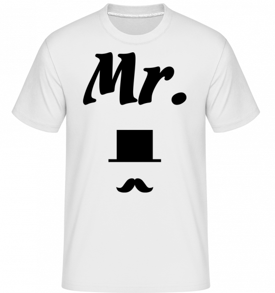 Mr. Wedding - Shirtinator Männer T-Shirt - Weiß - Vorn