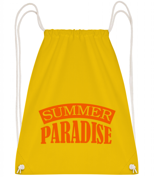 Summer Paradise Orange - Turnbeutel - Gelb - Vorn