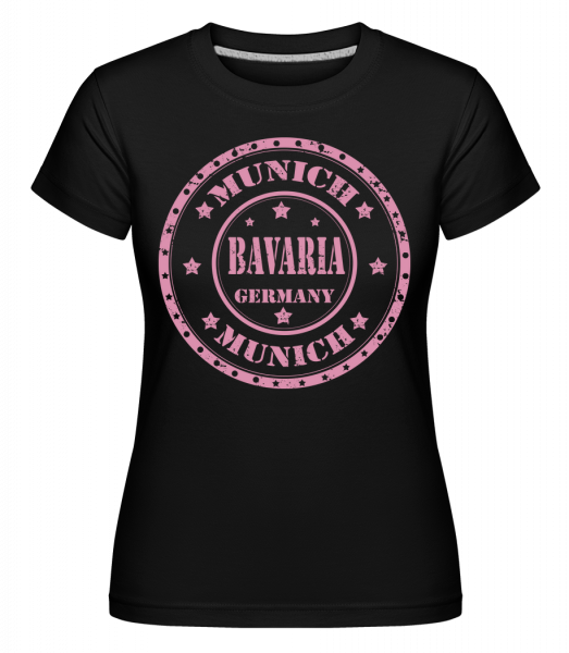 Munich Bavaria - Shirtinator Frauen T-Shirt - Schwarz - Vorn