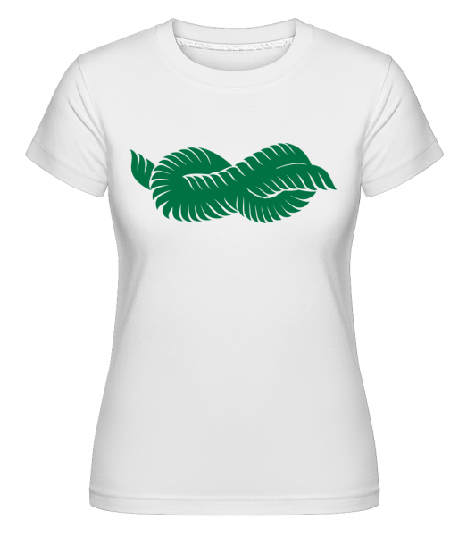 Plant Icon Green - Shirtinator Frauen T-Shirt - Weiß - Vorn