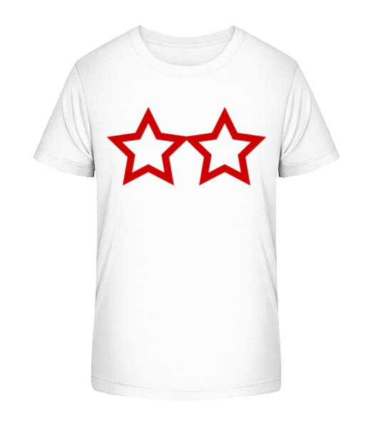 Two Stars - Camiseta ecológica para niños Stanley Stella - Blanco - delante
