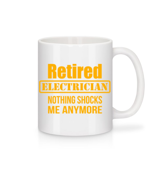 Retired Electrician - Mug - White - imagedescription.FrontImage