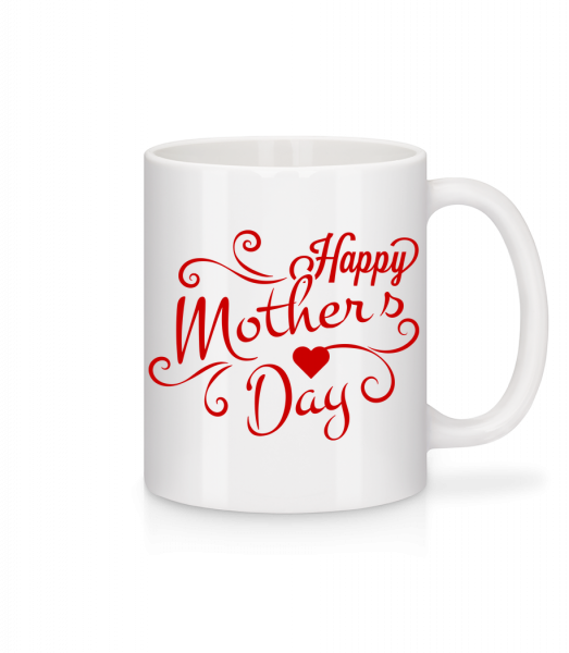Happy Mother's Day - Tasse - Weiß - Vorn