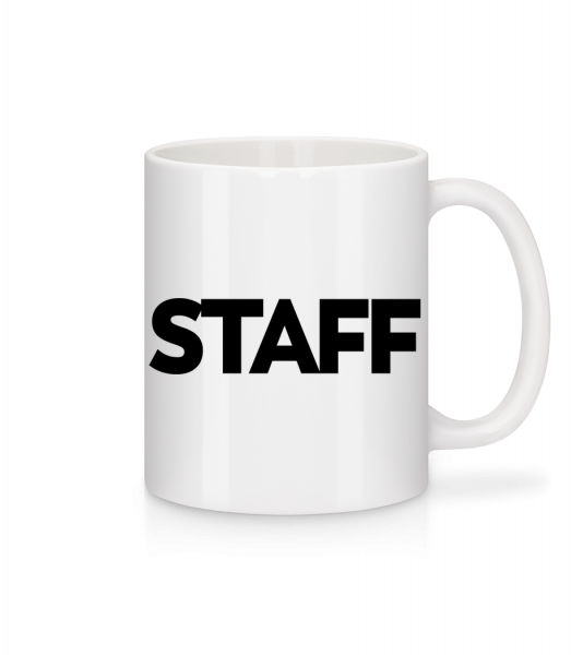 Staff - Tasse - Weiß - Vorn
