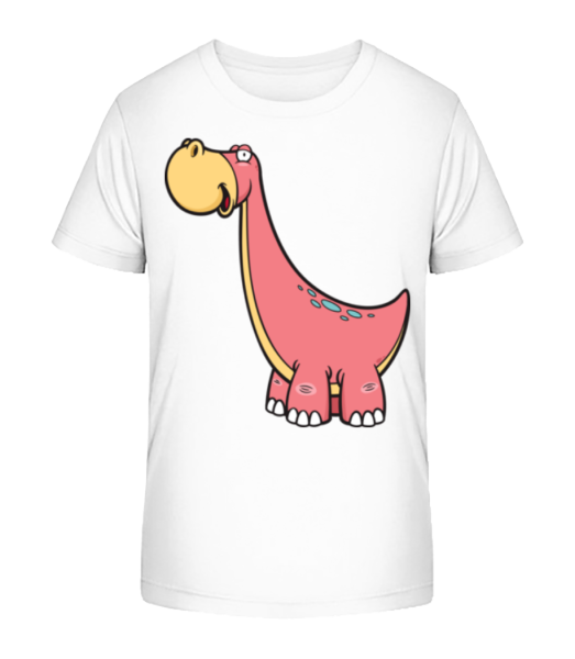 Comic Diplodocus - Camiseta ecológica para niños Stanley Stella - Blanco - delante