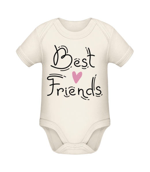 Best Friends - Body ecológico para bebé - Crema - delante