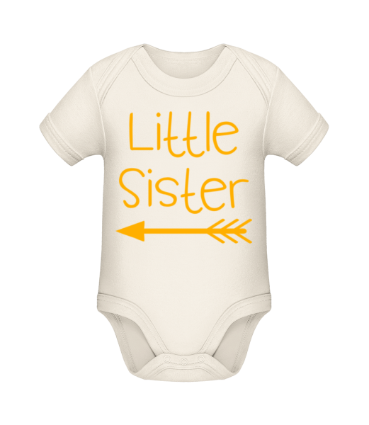 Little Sister - Body ecológico para bebé - Crema - delante