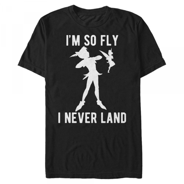 Disney - Peter Pan - Petr Pan & Tink So Very Fly - Hombres Camiseta - Negro - delante