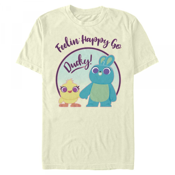 Pixar - Toy Story - Skupina Ducky Bunny Pastel - Hombres Camiseta - Crema - delante
