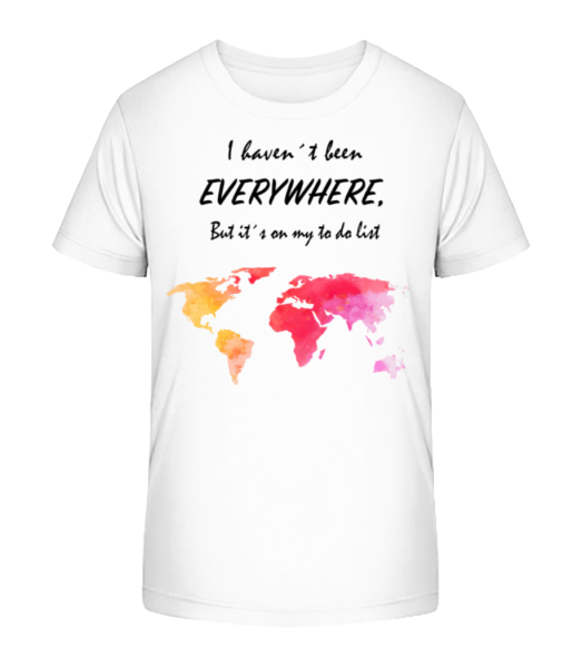 I Havent Been Everywhere - Camiseta ecológica para niños Stanley Stella - Blanco - delante