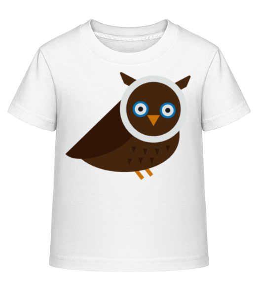 Owl Image - Camiseta Shirtinator para niños - Blanco - delante
