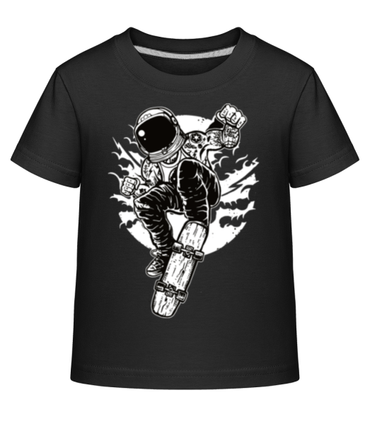 Space Skater - Camiseta Shirtinator para niños - Negro - delante