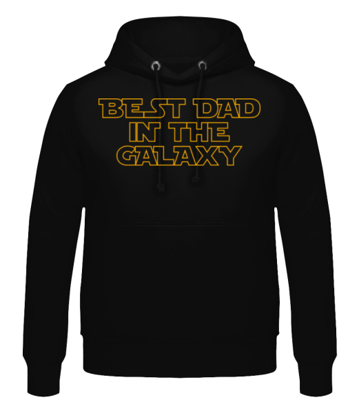 Best Dad In The Galaxy - Sudadera con capucha para hombre - Negro - delante