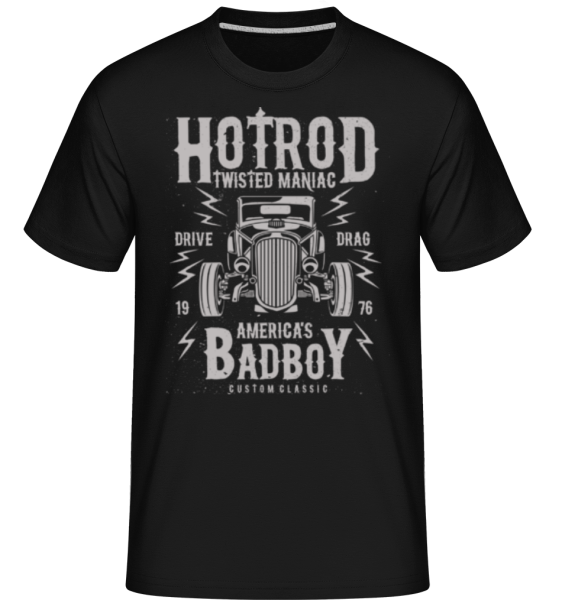 Twisted Hotrod -  Shirtinator Men's T-Shirt - Black - imagedescription.FrontImage