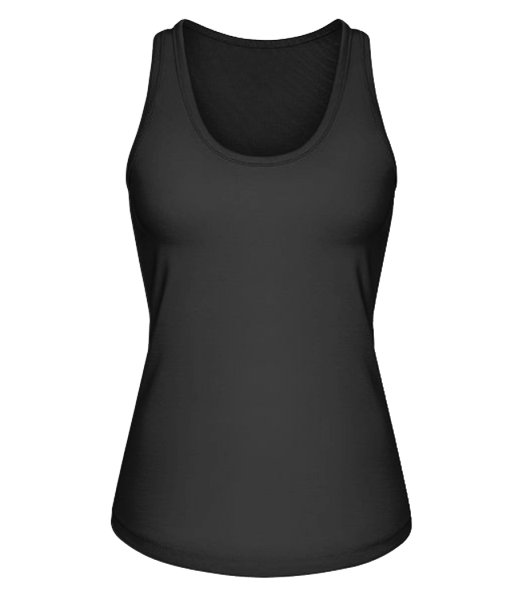 Camiseta de tirantes ecológica para mujer Stanley Stella - Negro - delante