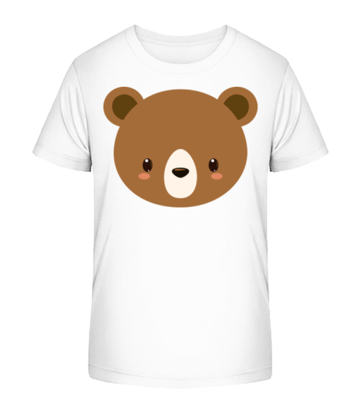 Bear Comic - Camiseta ecológica para niños Stanley Stella - Blanco - delante