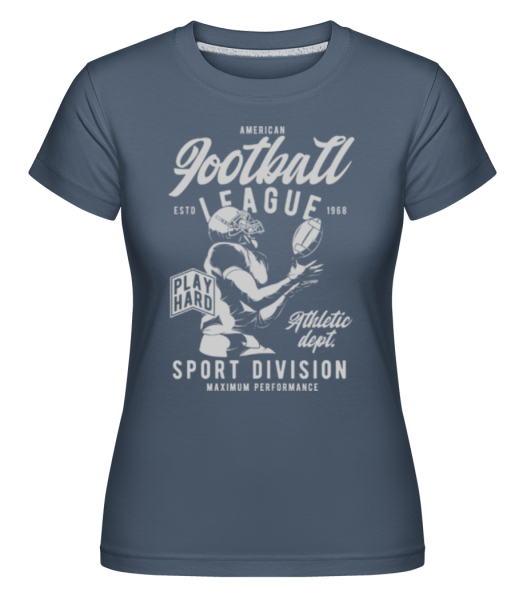 Football League -  Shirtinator Women's T-Shirt - Denim - imagedescription.FrontImage