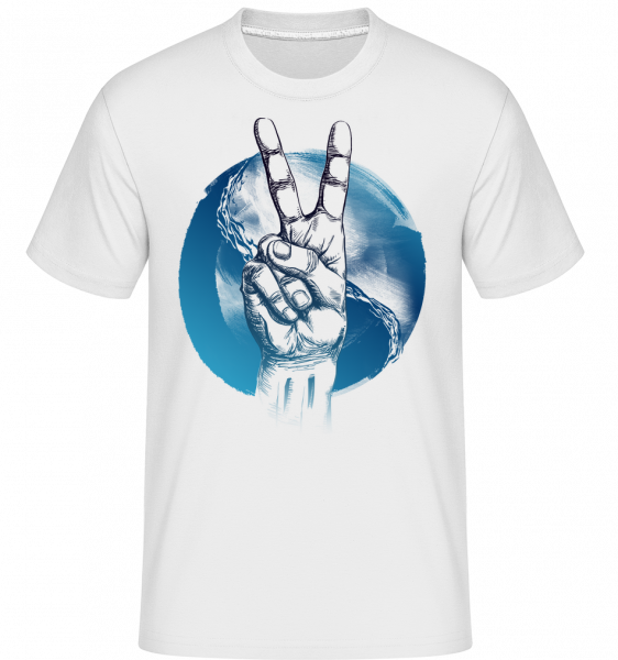 Ozean Peace - Shirtinator Männer T-Shirt - Weiß - Vorn