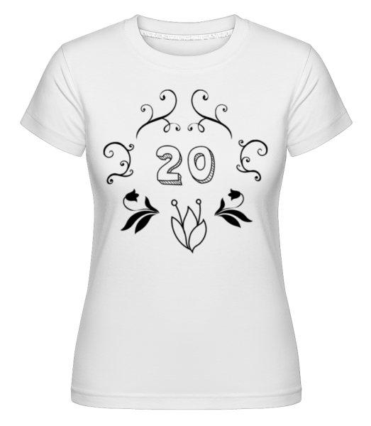 20th Birthday -  Shirtinator Women's T-Shirt - White - imagedescription.FrontImage