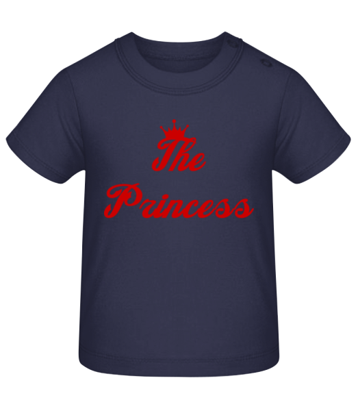 The Princess - Camiseta de bebé - Marino - delante