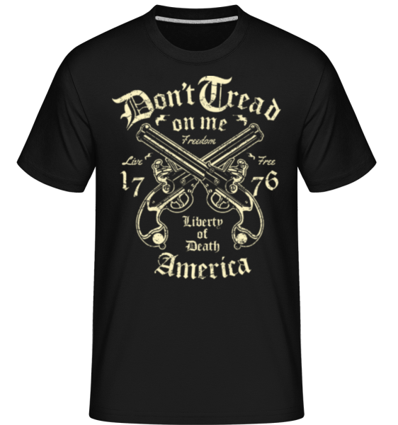 Liberty Of Death -  Shirtinator Men's T-Shirt - Black - imagedescription.FrontImage