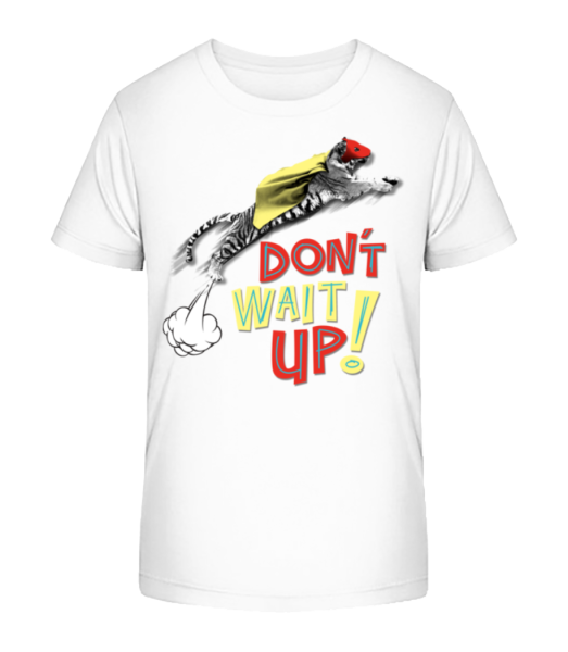Dont Wait Up - Camiseta ecológica para niños Stanley Stella - Blanco - delante