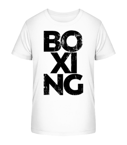 Boxing - Camiseta ecológica para niños Stanley Stella - Blanco - delante