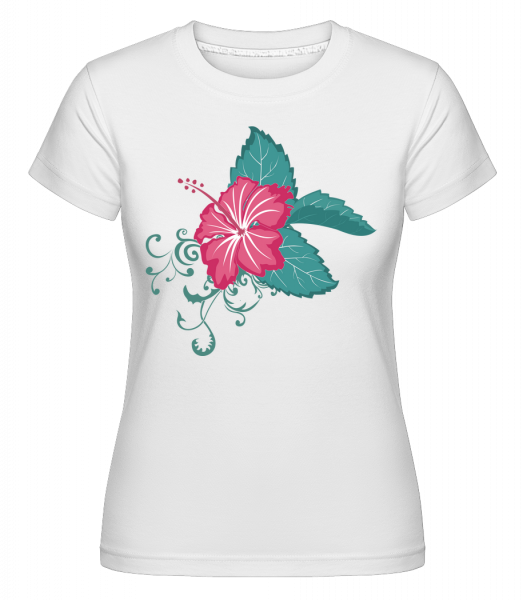 Flower Comic - Shirtinator Frauen T-Shirt - Weiß - Vorn