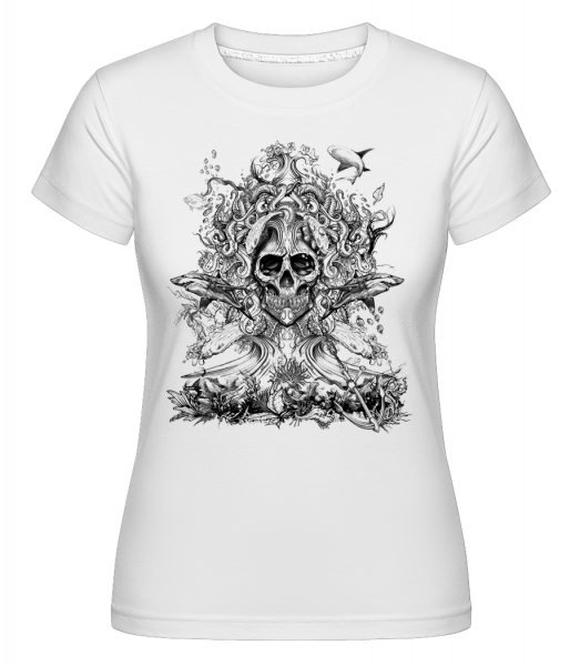 Wasser Totengott - Shirtinator Frauen T-Shirt - Weiß - Vorn