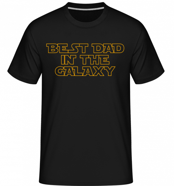 Best Dad In The Galaxy - Shirtinator Männer T-Shirt - Schwarz - Vorn