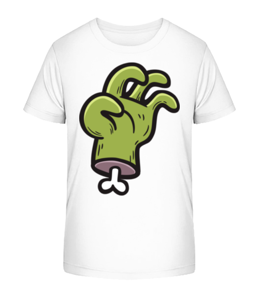 Zombie's Hand - Camiseta ecológica para niños Stanley Stella - Blanco - delante