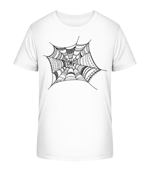 Spider Web - Camiseta ecológica para niños Stanley Stella - Blanco - delante
