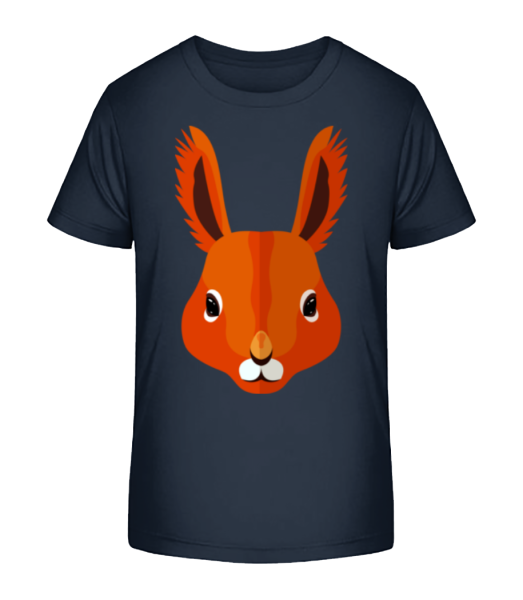 Squirrel Comic - Camiseta ecológica para niños Stanley Stella - Marino - delante