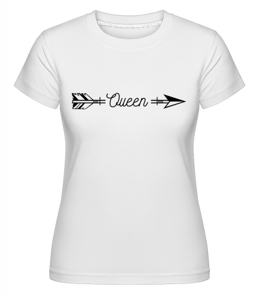 Queen Arrow - Shirtinator Frauen T-Shirt - Weiß - Vorn