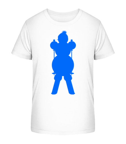 Ski Snowman Blue - Camiseta ecológica para niños Stanley Stella - Blanco - delante