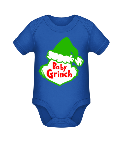Baby Grinch - Body ecológico para bebé - Azul real - delante