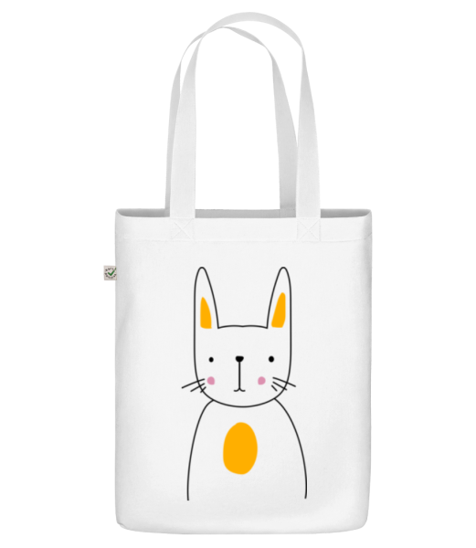 Cute Rabbit - Bolsa ecológica - Blanco - delante