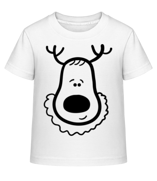 Christmas Reindeer - Camiseta Shirtinator para niños - Blanco - delante