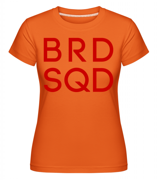Bride Squad - Shirtinator Frauen T-Shirt - Orange - Vorn